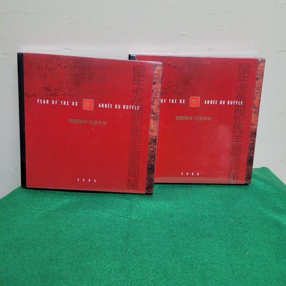 2009 $15 Year of the Ox Sterling silver coin and stamp set - Picture 3 of 4